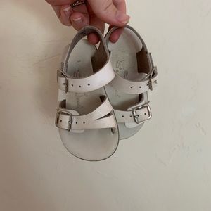 White Salt Water Sandals